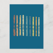 Carte Postale Cadeau Ski boards (Devant)