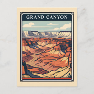 Carte Postale Cadeau souvenir rétro du Parc national du Grand Ca