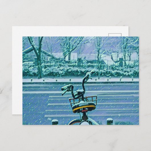 Carte Postale Cadeau Vélo Lover (Devant / Derrière)