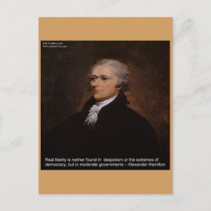 Carte Postale Cadeaux Alexander Hamilton