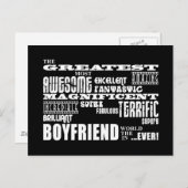 Carte Postale Cadeaux amusants pour petits amis : Meilleur petit (Devant / Derrière)