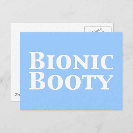 Carte Postale Cadeaux Bionic Booty (Devant / Derrière)