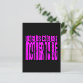 Carte Postale Cadeaux cool : Mondes roses la mère la plus cool à (Debout devant)