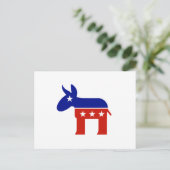 Carte Postale Cadeaux d'âne de Démocrate (Debout devant)