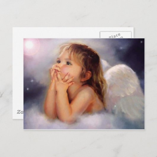 Carte Postale cadeaux d'anges (Devant / Derrière)
