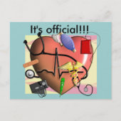 Carte Postale Cadeaux d'art de l'infirmière de trauma (Devant)