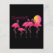 Carte Postale Cadeaux d'art Flamant rose tropical (Devant)