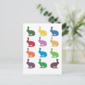Carte Postale Cadeaux d'art pop lapins mignons (Debout devant)