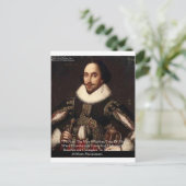 Carte Postale Cadeaux de citations Shakespeare Halloween "Hell C (Debout devant)