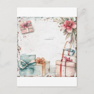 Carte Postale Cadeaux de Fête des Mères de Style Vintage