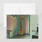 Carte Postale Cadeaux de guitare pour elle (Devant / Derrière)