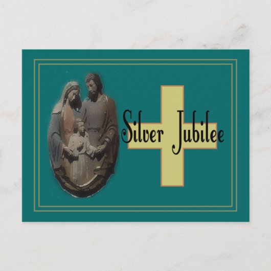 Carte Postale Cadeaux De Jubilé D'Argent Pour Les Soeurs (Devant)