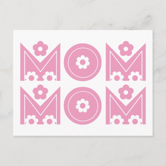 Carte Postale Cadeaux de la Fête des mères (Devant)