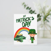 Carte Postale Cadeaux de la Saint Patrick (Debout devant)