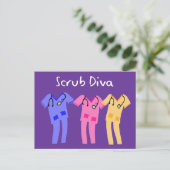 Carte Postale Cadeaux de l'Hôpital Scrubs (Debout devant)