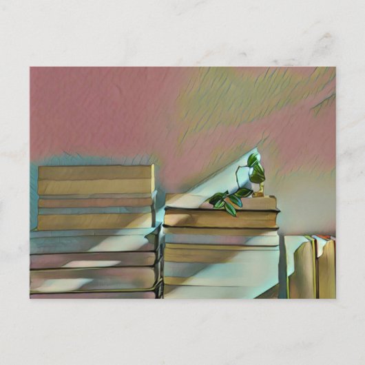 Carte Postale Cadeaux de luxe pour les amateurs de livres (Devant)