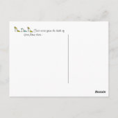 Carte Postale Cadeaux de magasin de chaussures (Dos)