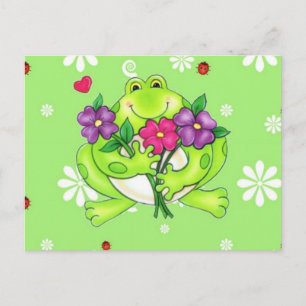 Carte Postale Cadeaux de marchandises de grenouille