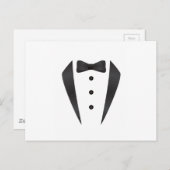 Carte Postale Cadeaux de mariage Tuxedo et accessoires pour mari (Devant / Derrière)