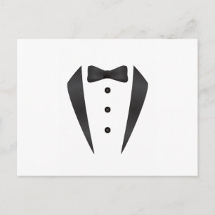 Carte Postale Cadeaux de mariage Tuxedo et accessoires pour mari
