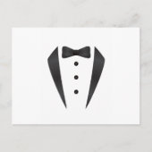 Carte Postale Cadeaux de mariage Tuxedo et accessoires pour mari (Devant)