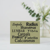 Carte Postale Cadeaux de médecin/chirurgien orthopédique (Debout devant)