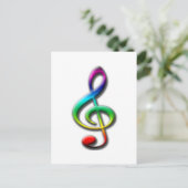 Carte Postale Cadeaux de musique ! (Debout devant)