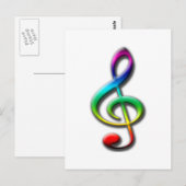 Carte Postale Cadeaux de musique ! (Devant / Derrière)