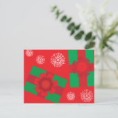 Carte Postale Cadeaux de Noël (Debout devant)