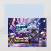 carte postale cadeaux de noël (Devant / Derrière)