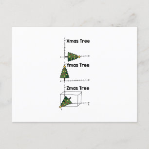 Carte Postale Cadeaux de Noël mathématiciens