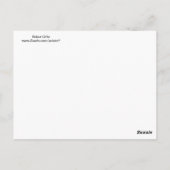 Carte Postale Cadeaux de nouveauté aux robots cool (Dos)