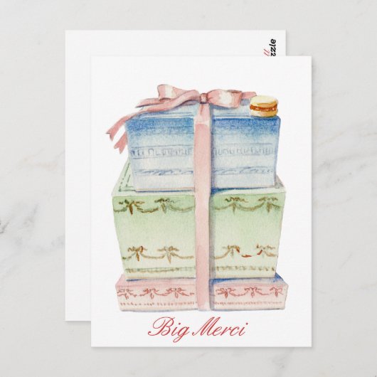 Carte Postale Cadeaux de Paris (Devant / Derrière)