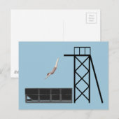 Carte Postale Cadeaux de plongée vintages (Devant / Derrière)