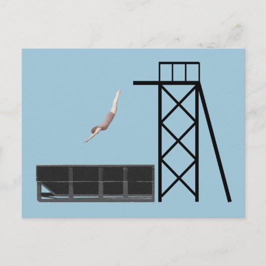 Carte Postale Cadeaux de plongée vintages (Devant)