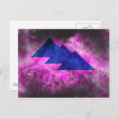 Carte Postale Cadeaux de pouvoir de pyramide (Devant / Derrière)