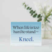 Carte Postale cadeaux de prière (Debout devant)