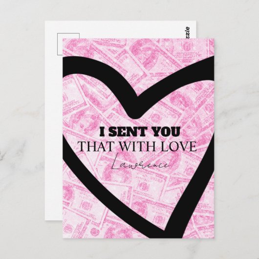 Carte Postale Cadeaux de prison mignons à longue distance (Devant / Derrière)