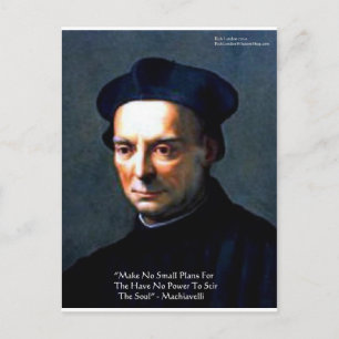 Carte Postale Cadeaux de sagesse "Pouvoir" de Niccolo Machiavel