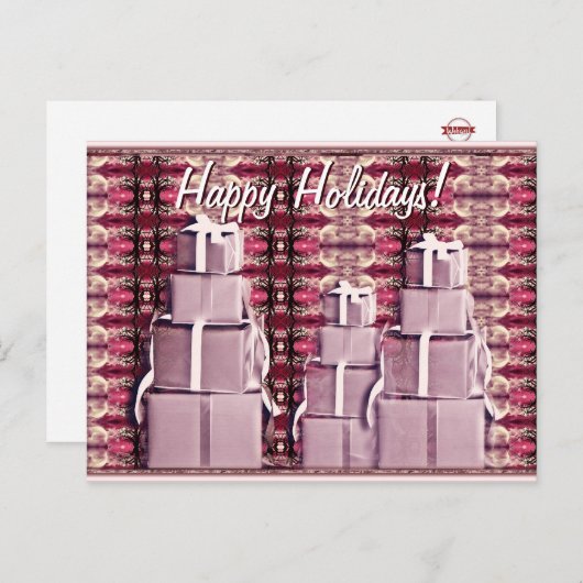 Carte postale Cadeaux de vacances (Devant / Derrière)