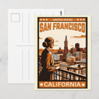 Cadeaux de vue sur balcon de San Francisco, CA de