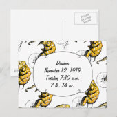 Carte Postale Cadeaux d'éléphant de cirque (Devant / Derrière)