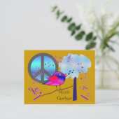 Carte Postale Cadeaux d'enseignant de musique (Debout devant)