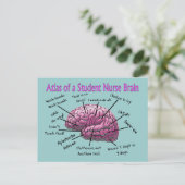 Carte Postale Cadeaux d'infirmière étudiante (Debout devant)