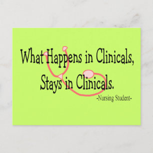 Carte Postale Cadeaux d'infirmière étudiante