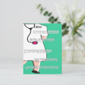 Carte Postale Cadeaux d'infirmières autorisées (Debout devant)