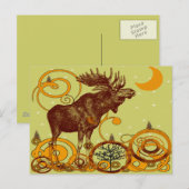 Carte Postale Cadeaux d'orignaux vintages (Devant / Derrière)