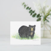 Carte Postale cadeaux d'ours noir (Debout devant)