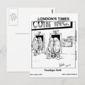 Carte Postale Cadeaux drôles de changement de paradigme Mugs T-s (Devant / Derrière)