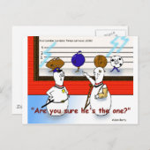 Carte Postale Cadeaux drôles et objets de collection Crimes de b (Devant / Derrière)